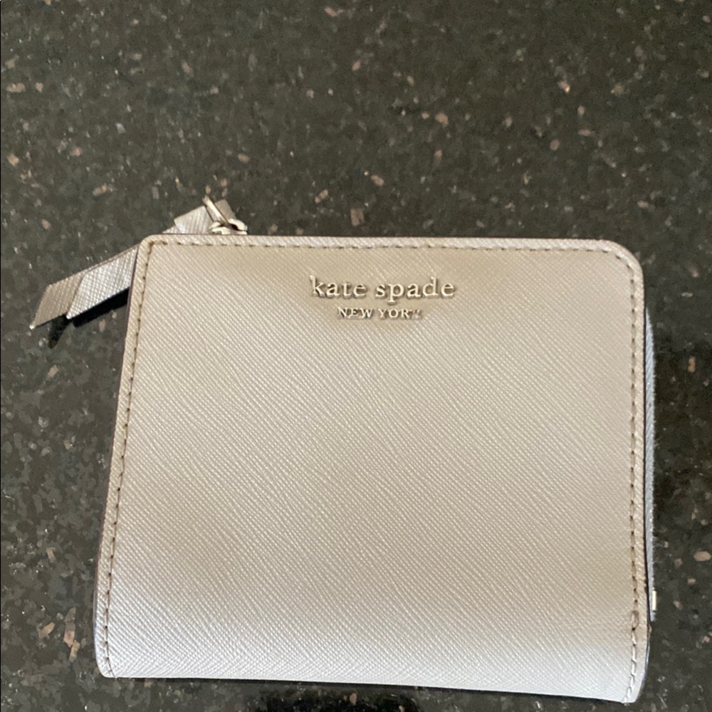 Kate Spade Gray Card Holder Wallet